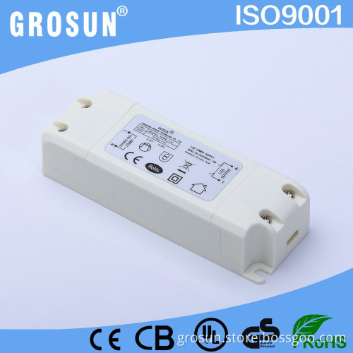CE UL Approved 650mA Isolated Output AC DC Led Power Driver 25W Single Output Led Power Supply
